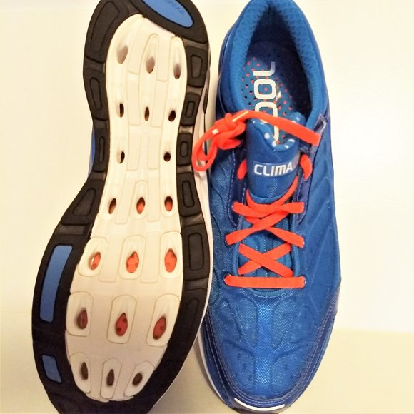 NWT Adidas athletic shoes Men Size 9 Running CC Seduction Climilite Blue Orange - Picture 3 of 4
